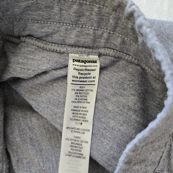 Patagonia Ahnya Heather Gray Lounge Set - Picture 8 of 11